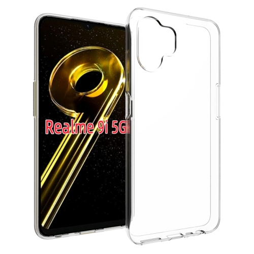 

For Realme 9i 5Ｇ Waterproof Texture TPU Phone Case(Transparent)