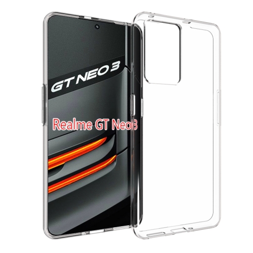 

For Realme GT Neo 3 Waterproof Texture TPU Phone Case(Transparent)