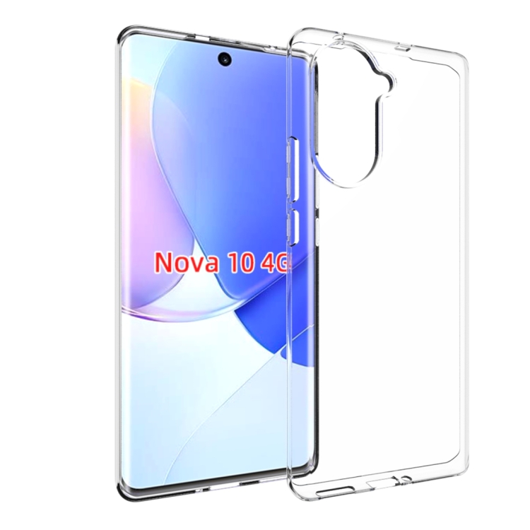 

For Huawei nova 10 4G Waterproof Texture TPU Phone Case(Transparent)
