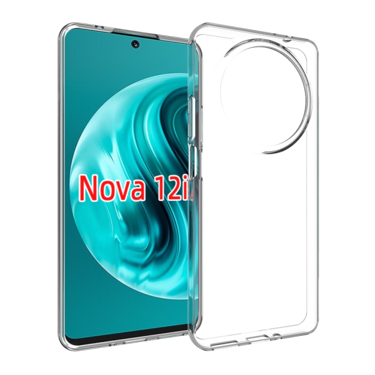 

For Huawei nova 12i Waterproof Texture TPU Phone Case(Transparent)