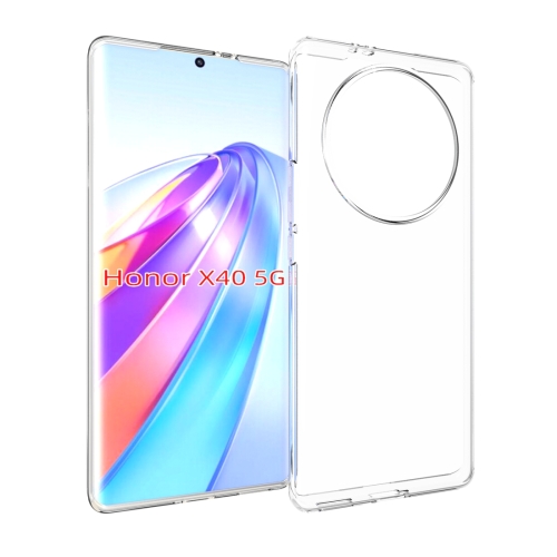 

For Honor X40 5G Waterproof Texture TPU Phone Case(Transparent)