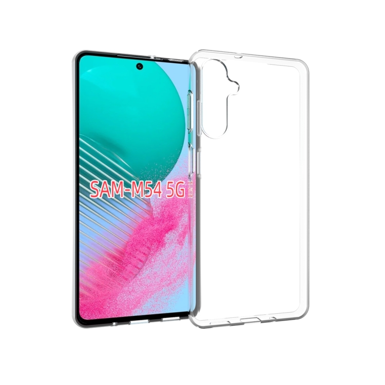 

For Samsung Galaxy M54 5G Waterproof Texture TPU Phone Case(Transparent)