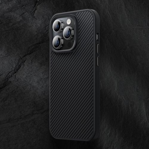 

For iPhone 14 Pro Benks 600D MagSafe Kevlar Carbon Fiber Shockproof Phone Case(Black)