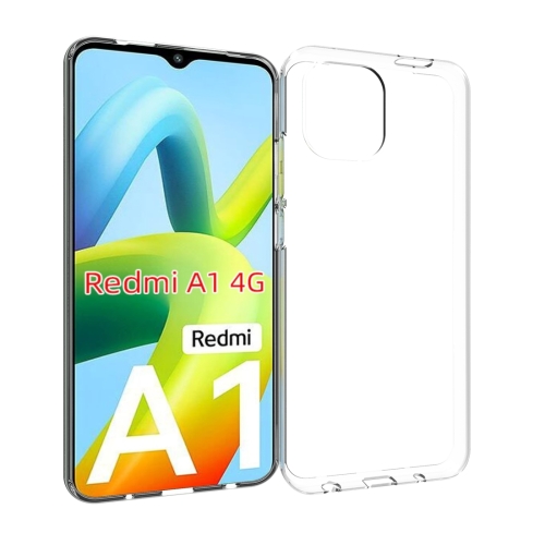 

For Xiaomi Redmi A1 4G Waterproof Texture TPU Phone Case(Transparent)