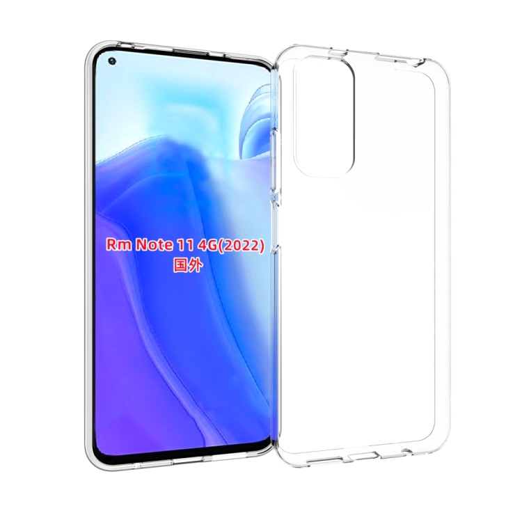 

For Xiaomi Redmi Note 11 4G 2022 Waterproof Texture TPU Phone Case(Transparent)