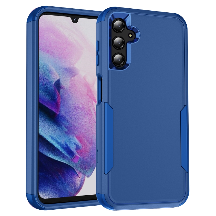 

For Samsung Galaxy A14 5G / A14 4G TPU + PC Shockproof Protective Phone Case(Royal Blue)