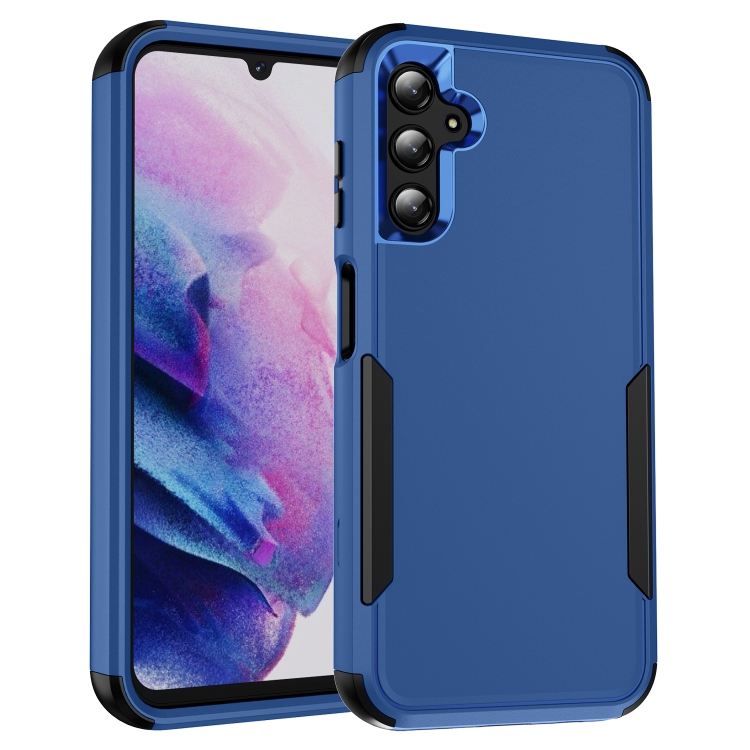 

For Samsung Galaxy A14 5G / A14 4G TPU + PC Shockproof Protective Phone Case(Royal Blue + Black)
