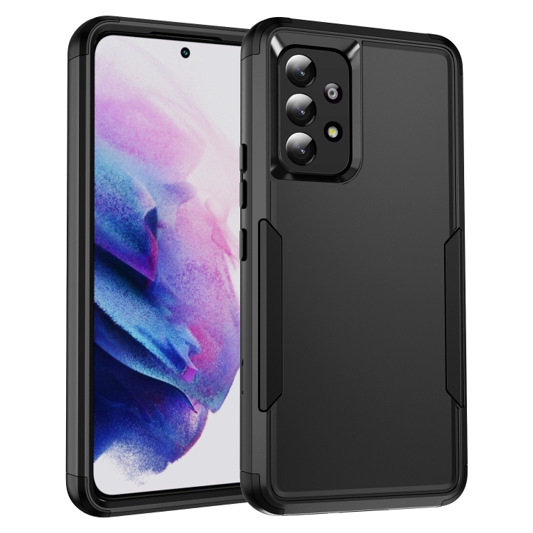 

For Samsung Galaxy A53 5G TPU + PC Shockproof Protective Phone Case(Black)