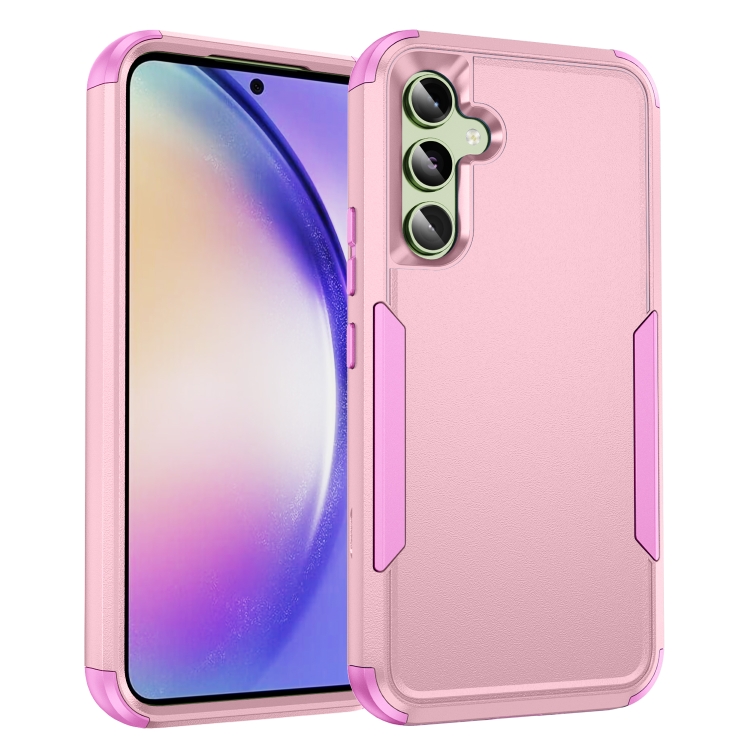 

For Samsung Galaxy A54 5G TPU + PC Shockproof Protective Phone Case(Pink)