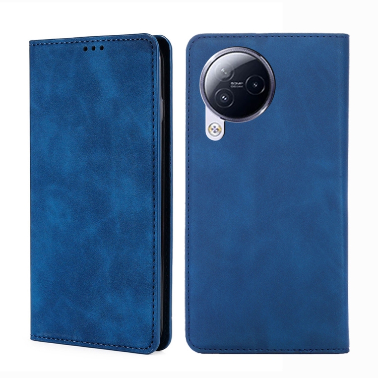 

For Xiaomi Civi 3 5G Skin Feel Magnetic Leather Phone Case(Blue)