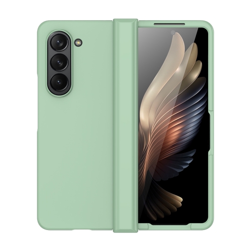 

For Samsung Galaxy Z Fold5 Skin Feel PC Phone Case with Hinge(Mint Green)