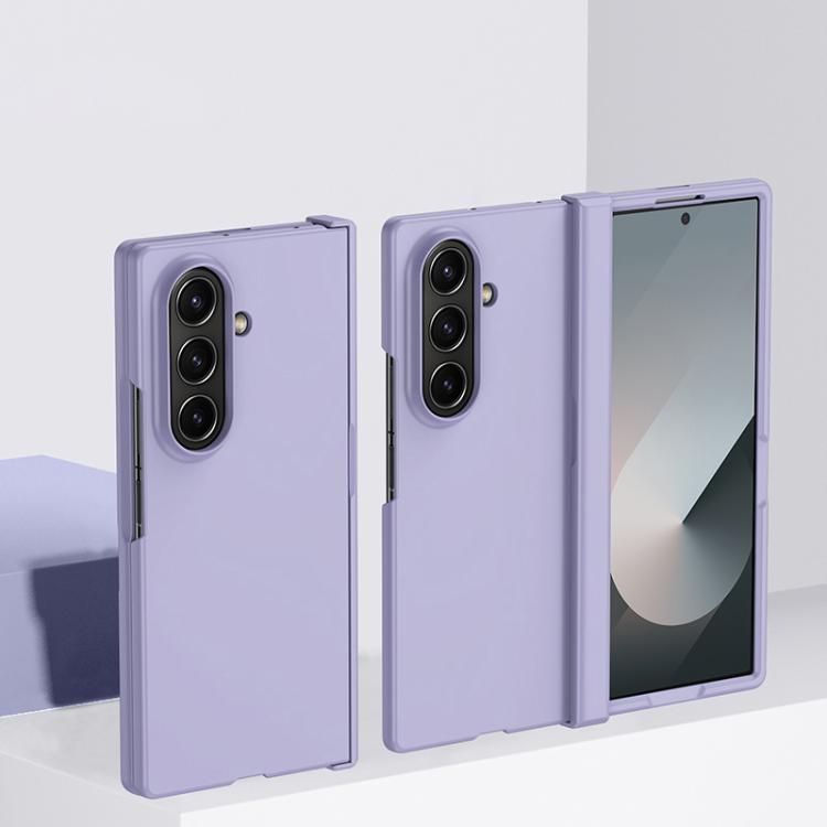 

For Galaxy Z Fold8 Ultra 5G Skin Feel PC Phone Case with Hinge(Purple)
