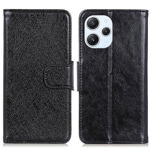 

For Xiaomi Redmi 12 4G Nappa Texture Horizontal Flip Leather Phone Case(Black)