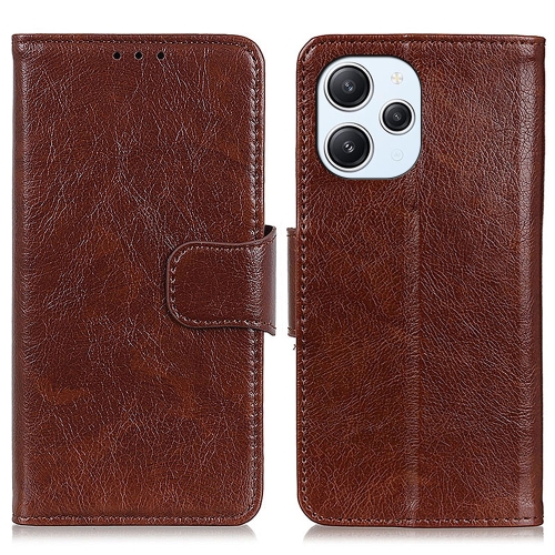 

For Xiaomi Redmi 12 4G Nappa Texture Horizontal Flip Leather Phone Case(Brown)