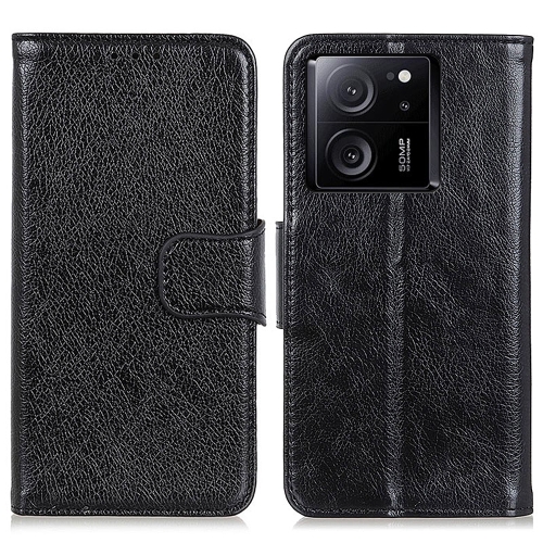 

For Xiaomi 13T / Redmi K60 Ultra Nappa Texture Horizontal Flip Leather Phone Case(Black)