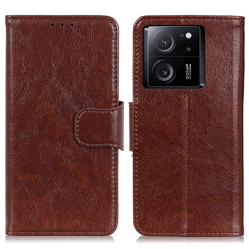 

For Xiaomi 13T / Redmi K60 Ultra Nappa Texture Horizontal Flip Leather Phone Case(Brown)