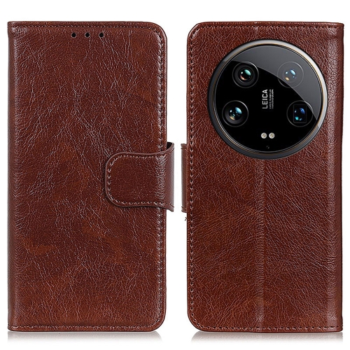 

For Xiaomi 14 Ultra Nappa Texture Horizontal Flip Leather Phone Case(Brown)