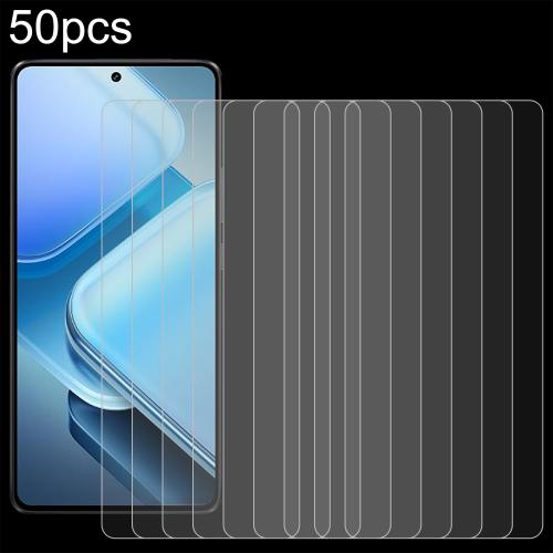 

For vivo iQOO Z9 Turbo Endurance 50pcs 0.26mm 9H 2.5D Tempered Glass Film