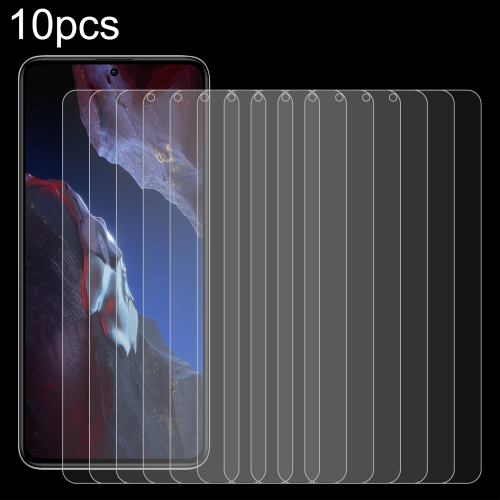 

For Xiaomi Poco F5 Pro 10pcs 0.26mm 9H 2.5D Tempered Glass Film