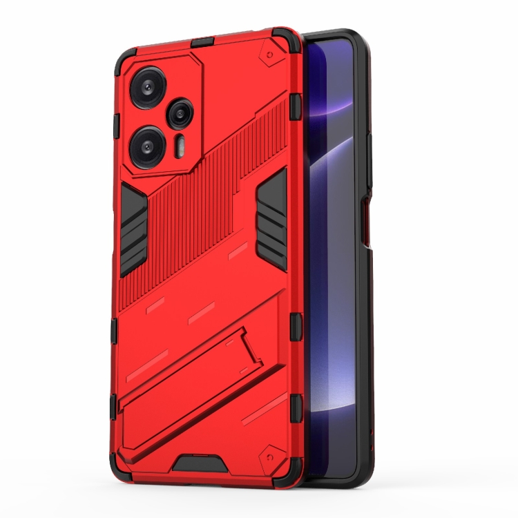 

For Xiaomi Redmi Note 12 Turbo 5G Punk Armor 2 in 1 PC + TPU Phone Case(Red)