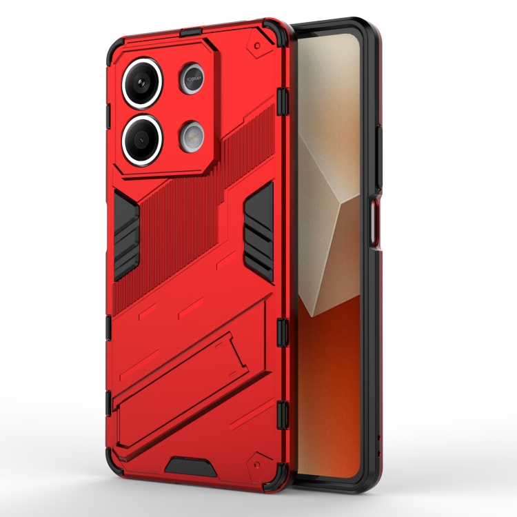 

For Xiaomi Redmi Note 13 Punk Armor 2 in 1 PC + TPU Phone Case(Red)