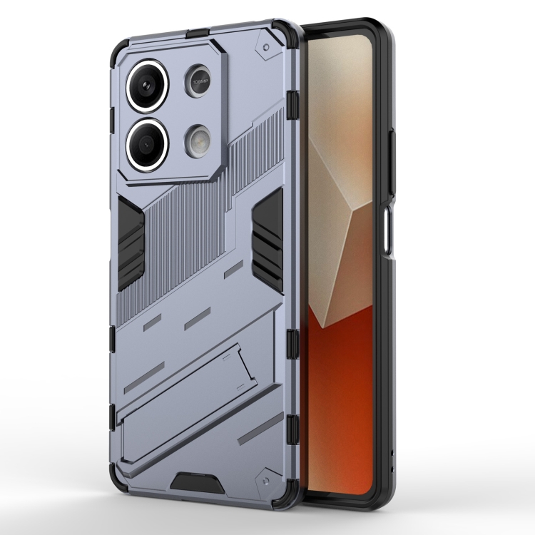 

For Xiaomi Redmi Note 13 Punk Armor 2 in 1 PC + TPU Phone Case(Grey)