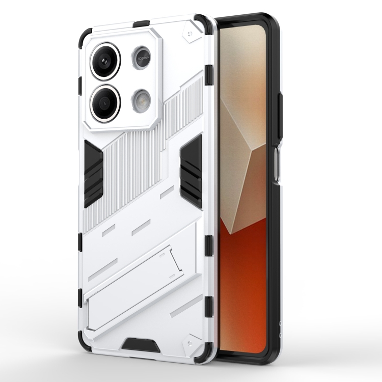 

For Xiaomi Redmi Note 13 Punk Armor 2 in 1 PC + TPU Phone Case(White)