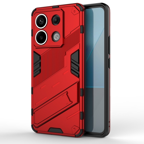 For Xiaomi Redmi Note 13 Pro+ Punk Armor 2 in 1 PC + TPU Phone Case(Red) storage case replacement for braun shaver