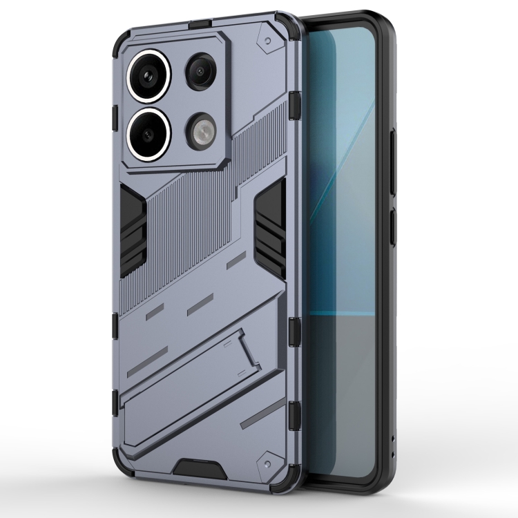 

For Xiaomi Redmi Note 13 Pro+ Punk Armor 2 in 1 PC + TPU Phone Case(Grey)