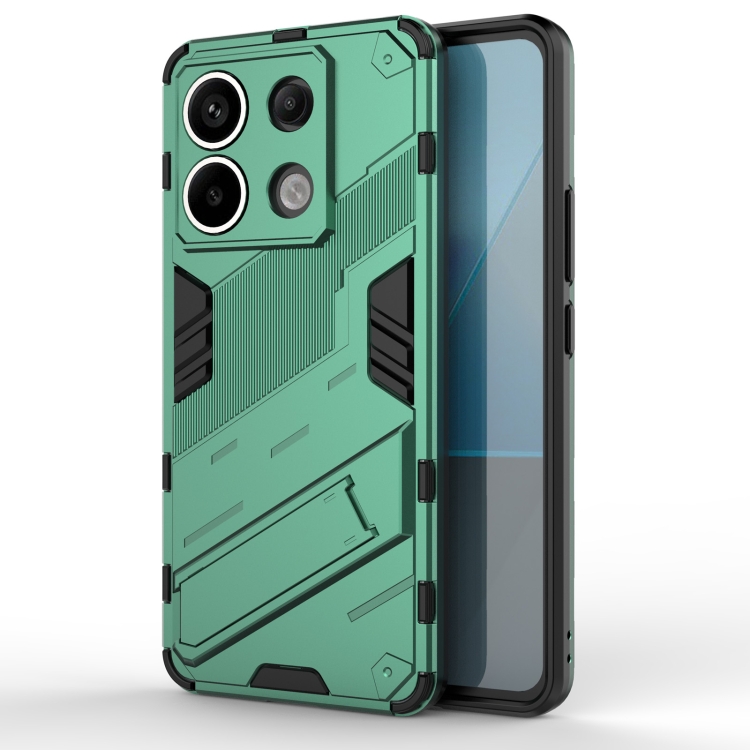 

For Xiaomi Redmi Note 13 Pro+ Punk Armor 2 in 1 PC + TPU Phone Case(Green)