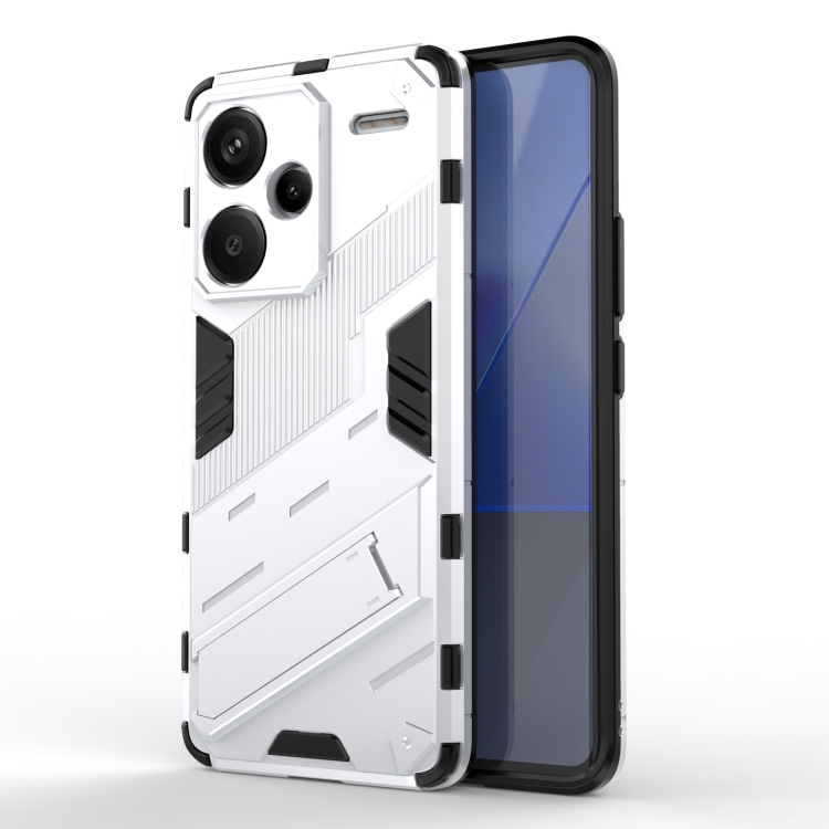 

For Xiaomi Redmi Note 13 Pro Punk Armor 2 in 1 PC + TPU Phone Case(White)