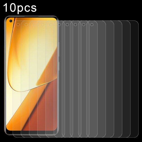

For Realme 11 10pcs 0.26mm 9H 2.5D Tempered Glass Film