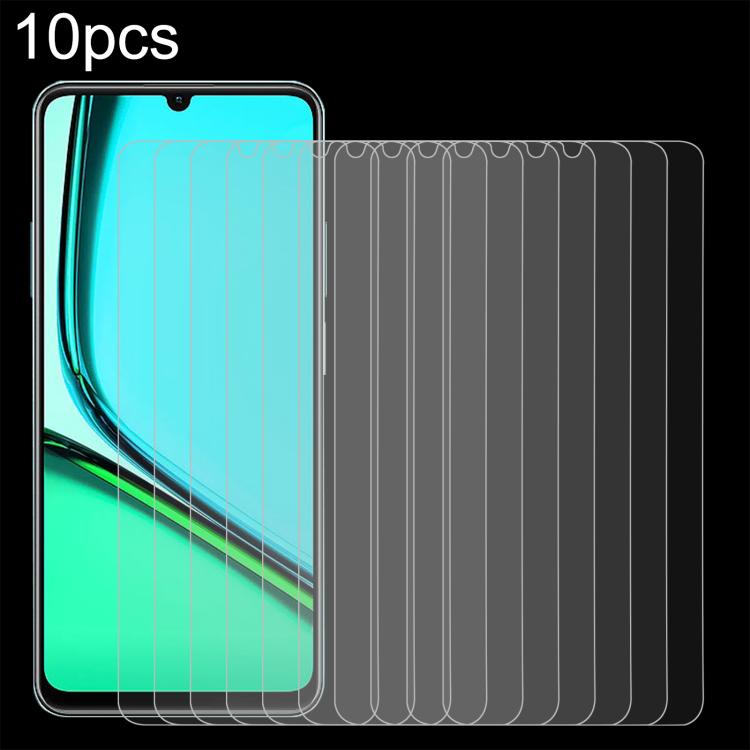 

For Realme C51s 10pcs 0.26mm 9H 2.5D Tempered Glass Film