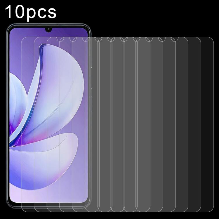 

For Realme P4 Lite 4G 10pcs 0.26mm 9H 2.5D Tempered Glass Film