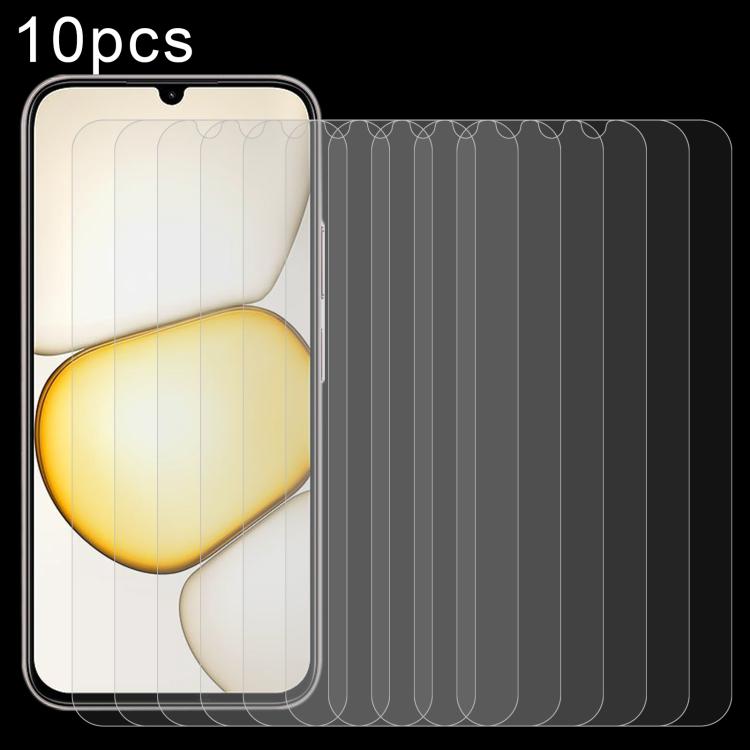 

For Realme C100x 4G 10pcs 0.26mm 9H 2.5D Tempered Glass Film