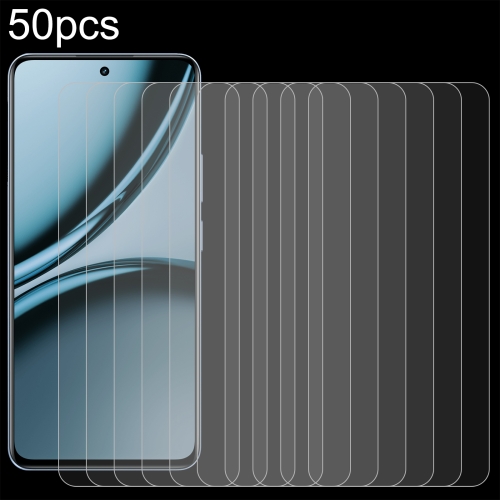 

For Realme Narzo 70x 50pcs 0.26mm 9H 2.5D Tempered Glass Film