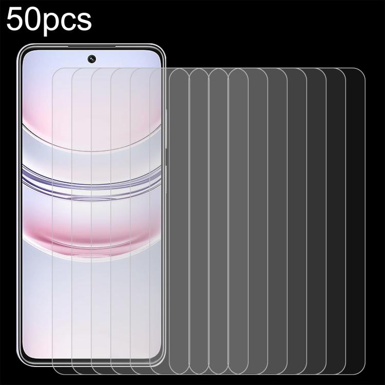 

For Realme Narzo 80 Lite 5G 50pcs 0.26mm 9H 2.5D Tempered Glass Film