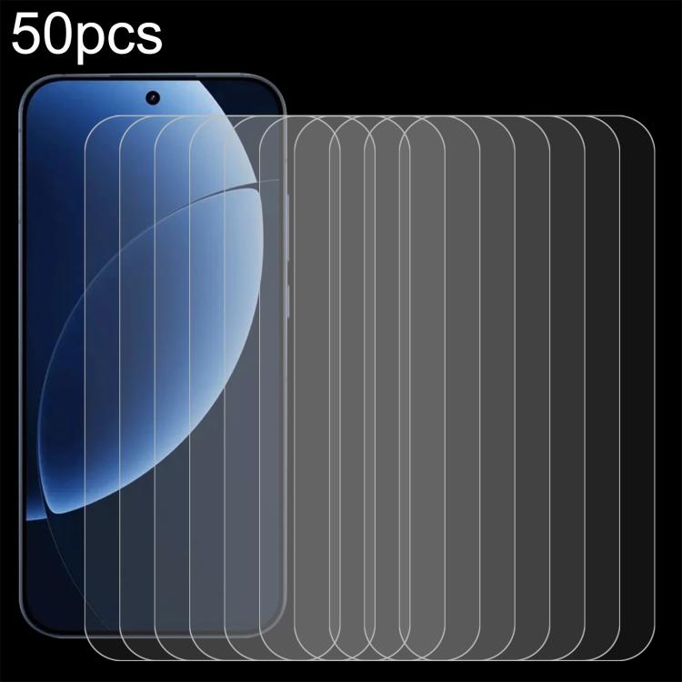 

For Realme GT 8 Pro Global 50pcs 0.26mm 9H 2.5D Tempered Glass Film