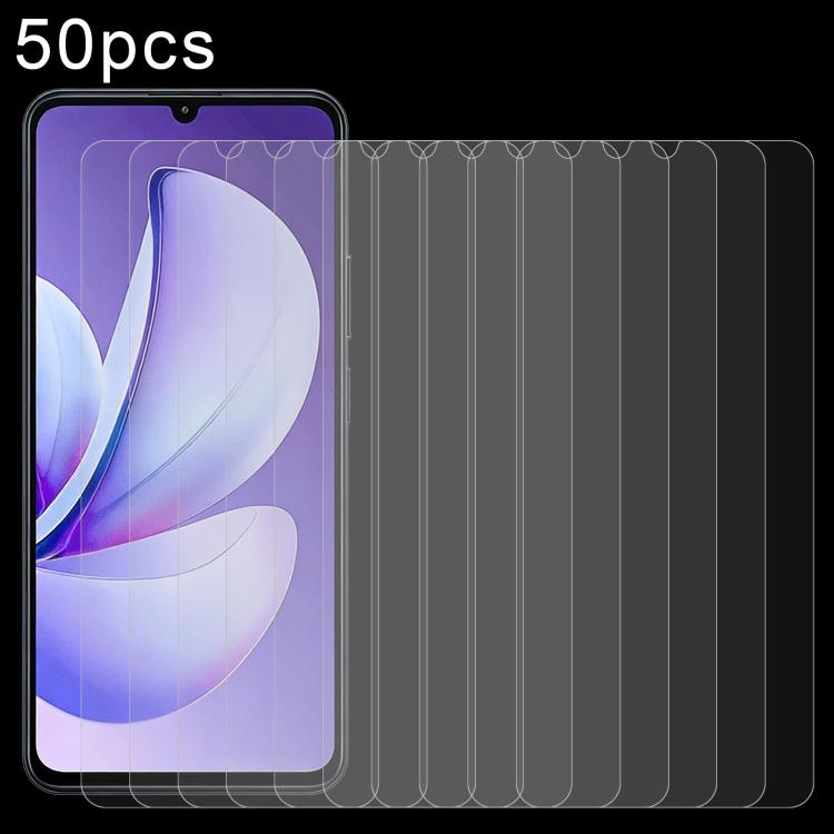 

For Realme P4 Lite 4G 50pcs 0.26mm 9H 2.5D Tempered Glass Film