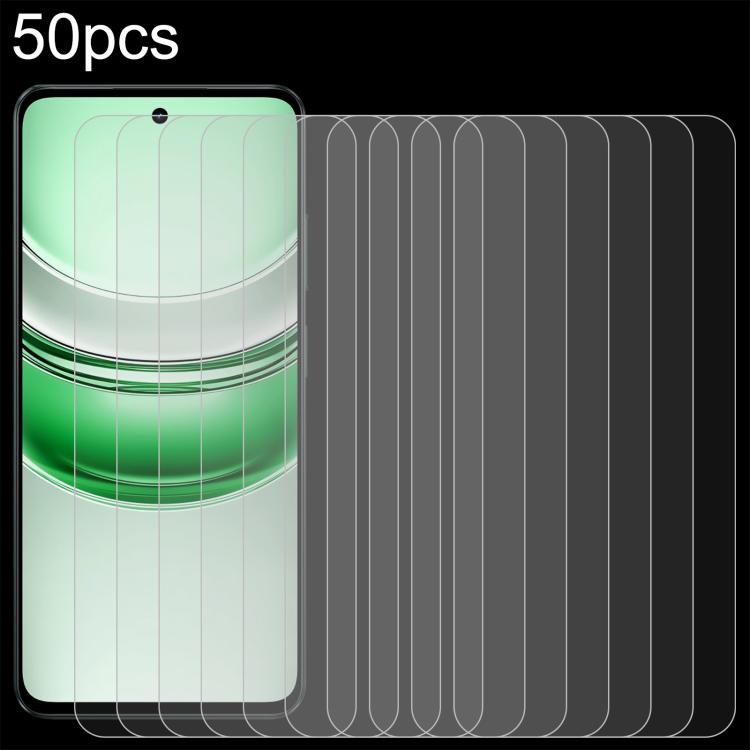 

For Realme P3 Lite 5G / 4G 50pcs 0.26mm 9H 2.5D Tempered Glass Film