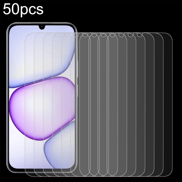 

For Realme C100 5G 50pcs 0.26mm 9H 2.5D Tempered Glass Film