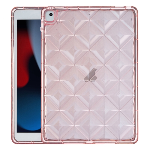 

Diamond Texture TPU Airbag Tablet Case For iPad 10.2 2019 / 2020 / Air 2019 10.5(Pink)