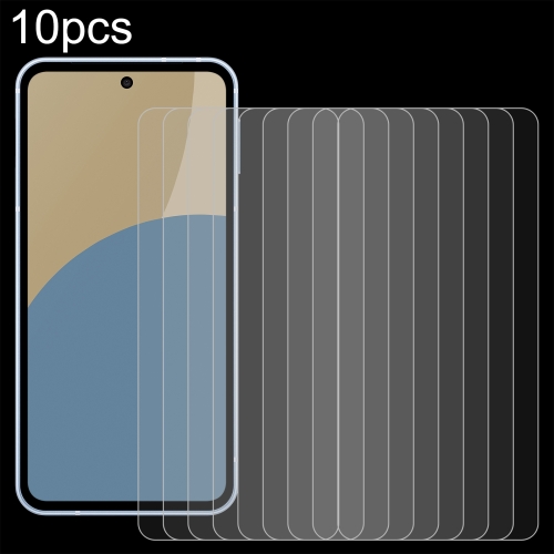 

For Sharp Aquos Sense9 10pcs 0.26mm 9H 2.5D Tempered Glass Film