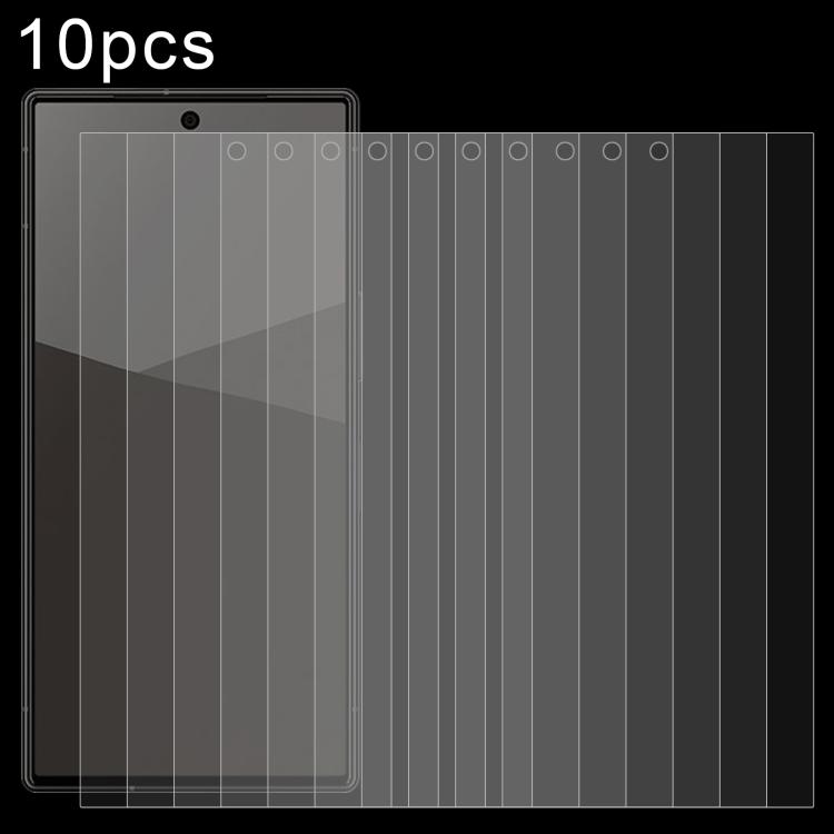 

For Sharp Aquos Sense10 10pcs 0.26mm 9H 2.5D Tempered Glass Film