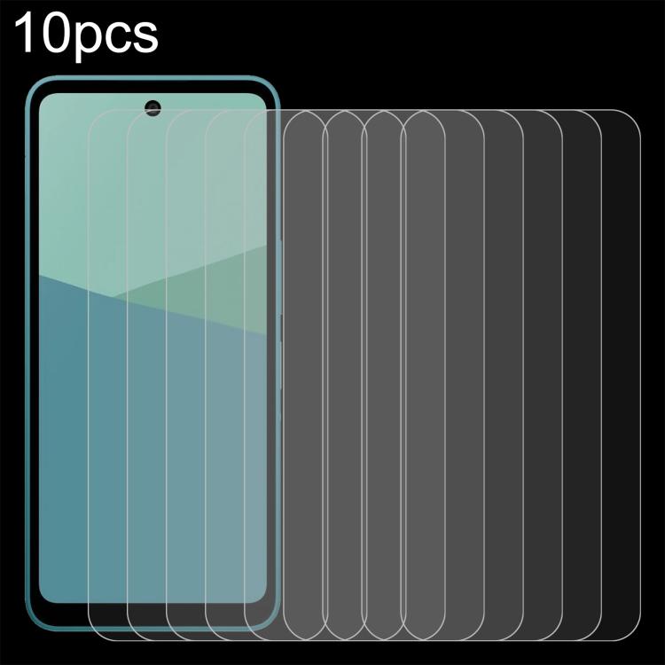 

For Sharp Aquos wish6 10pcs 0.26mm 9H 2.5D Tempered Glass Film