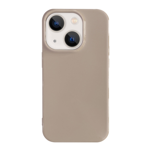 

For iPhone 13 Shockproof Solid Color TPU Phone Case(Khaki)