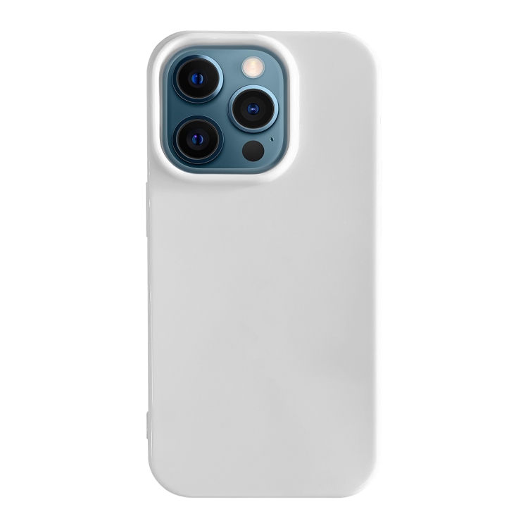

For iPhone 12 Pro Max Shockproof Solid Color TPU Phone Case(White)