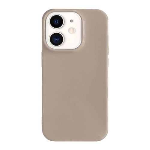 

For iPhone 11 Shockproof Solid Color TPU Phone Case(Khaki)