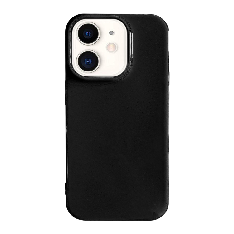

For iPhone 11 Shockproof Solid Color TPU Phone Case(Black)