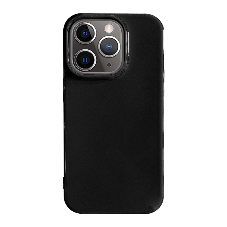 

For iPhone 11 Pro Shockproof Solid Color TPU Phone Case(Black)